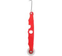 Outil de Moustiquaire à Rouleau Rouge en Plastique pour Écran | Roulement Lisse, Enlève les Splines Fixes, pour Remplacement de Toile sur Patio et Porte