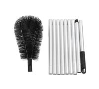 Outil de nettoyage de gouttières, brosse de nettoyage de toit et de gouttières à longue portée, nettoyant léger multifonctionnel pour l'élimination des avant-toits, des drains et