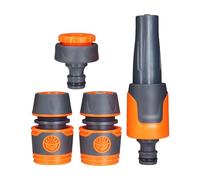 Outil de nettoyeur haute pression ergonomique antidérapant 3 modes | Pulvérisateur de tuyau d'arrosage avec buse pour pelouse, cour, jardin, terrasse, fenêtre, climatiseur, bain d'animaux