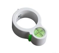 Outil de niveau de perçage électrique pour précision pour nivellement à bulle, décoration murale, cadre photo, pipeline, amélioration de la maison, 118 x 40 mm, blanc (vert)