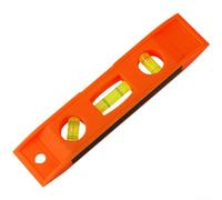 Outil de niveau magnétique de 15,2 cm avec trois fioles en acrylique - Cadre ABS absorbant les chocs - Construction compacte de poche pour une mesure horizontale et verticale de 45 degrés - Noir