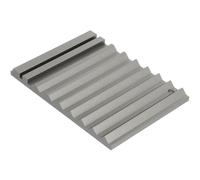 Outil de Parage en Alliage D’aluminium pour Cuir, Neuf Fentes | Usage Personnel ou Professionnel, Structure à Neuf Positions Largeurs Variées, Argenté, Robuste et Stable