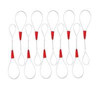 Outil de pêche 10 pièces dispositifs enfile-câbles fils outils extracteur câbles rouge poisson outils fixation câble électrique