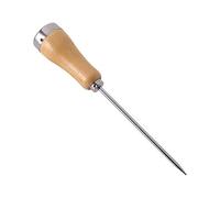 Outil de pic à glace, pic à glace en bois portable pratique en acier inoxydable + bois pour réfrigérateur outil de dégivrage pour restaurants