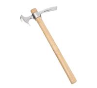 Outil de pioche à double pointe en acier inoxydable - Pour jardin, cour, ferme, sylviculture, agriculture, camping, déglaçage, sol,