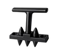 Outil de plantoir de jardin, bâton de transplantation ergonomique, pointe en acier de 13,5 cm avec prise en main confortable, outil de plantation de précision pour parterres surélevés, cour, balcon