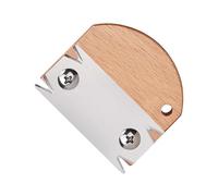 Outil De Plaqueuse De Chants - Tondeuse De Précision En Acier Inoxydable, Coupe Ergonomique Avec Poignée En Bois, Conception | Coupe-bordure Pour Placage Stratifié PVC Contreplaqué Mélamine Ar