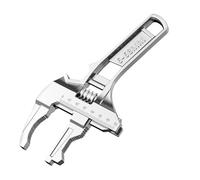 Outil de plomberie multi-usage, clé à tuyau réglable rande mâchoire pour robinets, clé réglable e plomberie à mâchoire extra large avec poignée Dura Grip Soft Grip Outil