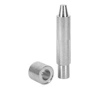Outil de poinçonnage de trou d'oeillet, outil de pose d'œillets acier au carbone, poinçon creux à main d'oeillet comprenant vérin base pour vêtements cuir (Diamètre intérieur 14mm)
