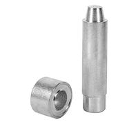 Outil de poinçonnage de trou d'oeillet, outil de pose d'œillets acier au carbone, poinçon creux à main d'oeillet comprenant vérin base pour vêtements cuir (Diamètre intérieur 20mm)