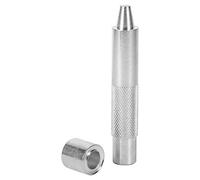 Outil de poinçonnage de trou d'oeillet, outil de pose d'œillets acier au carbone, poinçon creux à main d'oeillet comprenant vérin base pour vêtements cuir (Diamètre intérieur 12mm)