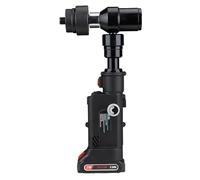 Outil de poinçonnage hydraulique sans fil, rechargeable avec 2 piles et 5 matrices de poinçonnage, idéal pour les tôles et cadres métalliques