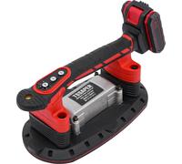 Outil de pose de carrelage - Ventouse électrique à vibration - 21V 2000mAh - 6 vitesses - 2 batteries - Rouge