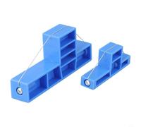 Outil de poterie pour couper l'argile dans des angles de 30°/45°/60°, cutter biseauté pour modélisation et joints, outil en céramique léger avec poignée ergonomique, bleu (2 pièces)