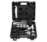 Outil de pressage hydraulique, outil de manchon coulissant 3T avec tête de pressage rotative à 360°, matrices interchangeables et coupe-tuyaux, dispositif de serrage pré-monté avec kit d'outils pour