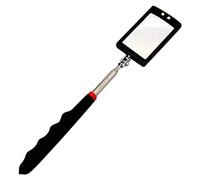Outil De Ramassage Télescopique Magnétique, Miroir D'inspection Réglable Pivotant Rond Et Carré 360, Miroir Magnétique Flexible Télescopique À LED, Outils À Main Flexibles Pour Extension De Gouttière