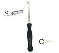 Outil de réglage de tournevis de carburateur pour Poulan Husqvarna Stihl Homelite Weed Eater Craftman Echo Trimmer (21 dents cannelées)