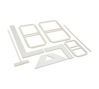 Outil de reliure de livres facile pour scrapbooking - Règle en forme de L - Règle en forme de T - Guide d'espacement - Équerre de coupe de coin et fournitures