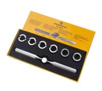 Outil de réparation de Table en métal et acier inoxydable, pour montre Rolex Tuder, couvercle arrière à vis, capuchon à motif d'engrenage, ouvre-boîtier 5537 Lid opener suit
