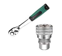 Outil de réparation universel, écrou à tête hexagonale compatible avec liquet standard de 10 à 19 mm liquet métrique 3/8-3/4 ouille universelle réglable, jeu de clés à douille