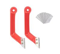 Outil de retrait de coulis Lot de 2 scies à coulis ergonomiques de qualité supérieure avec 10 lames Nettoyant efficace pour joints de carrelage pour projets de nettoyage et de