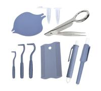 Outil de retrait des tiques - Ensemble extracteur de puces pour chiots | Kit multifonction ergonomique pour éliminer les puces et les tiques pour chiens, chats et maisons avec plusieurs animaux