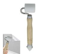 Outil de rouleaux de de peint - pour coller, estamper, matel | Fabriqué en bois massif durable et en acier inoxydable, ce rouleau à joint de 180 g assure une application fluide du p