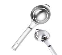 Outil de séparation d'œufs, séparateur en acier inoxydable, séparateur compact de jaune blanc, extracteur de filtre facile, idéal pour la maison, la cuisine, la pâtisserie, le restaurant, la