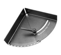 Outil de Serrage D’angle Réglable 180 Degrés pour Menuiserie | Mesures Précises, Portable et Léger, Alliage D’aluminium Noir, Atelier, Bricoleurs et Professionnels