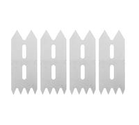 Outil de Serrage de Plaque de Fixation 4 Pièces 9x3,5x0,2cm | Positionnement Précis et Fixation Sûre, Métal Argenté, Travail du Bois