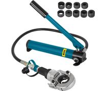 Outil de sertissage hydraulique, force de 6 tonnes, tête pivotante à 360°, pince à sertir les tubes avec mâchoires interchangeables