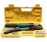 Outil de sertissage hydraulique manuel, force de sertissage de 60 kN, 8 paires de matrices, vert