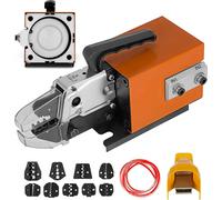 Outil de sertissage pneumatique VEVOR Am-10, Machine à sertir les cosses de câble àpneumatique pour le sertissage jusqu'à 16 mm², Machine à sertir à pince pneumatique avec 10 jeux de matrices pour de