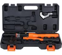 Outil de sertissage pour raccords de tubes en cuivre avec mâchoires V12/15/18/22/28, rotation à 360°