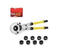 VEVOR Pince à sertir V12/V15/V22/V28/TH16/TH20/TH26/TH32 mm - Tête 360° & Poignée caoutchouc