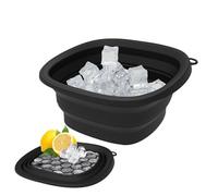 Outil de spa portable réutilisable pour salle de bain glacé | Bassine pliable en silicone pour salle de bain, glace, visage, maison, voyage