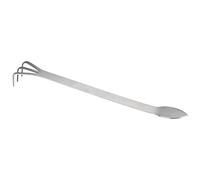 Outil de spatule de râteau de Racine de bonsaï en Acier Inoxydable 2 en 1, Outil de Jardinage à Main Ergonomique antidérapant, Outil d'entretien des Plantes en Pot d'arrière-Cour