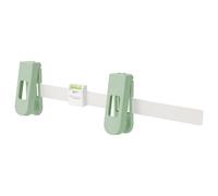 Outil de suspension pour tableau - Règle réglable en ABS avec niveau | Guide de suspension pour cadre - Support magnétique pour clous | Outil de montage mural de précision pour miroirs, horloges