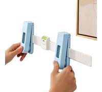 Outil de suspension pour tableaux - Règle magnétique de précision pour | Guide de suspension portable avec niveau magnétique réglable, outil de positionnement des clous de cloison sèche pour miroirs