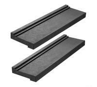 Outil de taraudage de sol en Z Configuration pour pose de planches de vinyle, stratifié et bois massif, biseau ultra fin de 1,5 mm, design à trois côtés, matériau PP, 200 x 60 mm, léger, facile à
