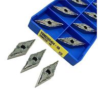 Outil de tour en carbure indexable 10 pièces VNMG160402 VNMG160404 VNMG160408 HA H01 carbure externe outil de tournage métal tour outils aluminium CNC