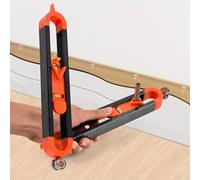 Outil de traçage de jauge de contour, duplicateur de profil précis, outil de profil de forme irrégulière pour le travail du bois, projets de conversion de Van, red
