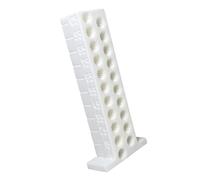 Outil de traçage précis avec trou Blanc | Marqueur de hauteur léger pour la construction du bois et les projets artistiques, la fabrication de meubles et les travaux