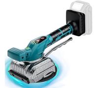 Outil de vibration de carrelage compatible avec batterie Makita 21 V, machine de nivellement des vibrations de carrelage portable sans fil avec affichage numérique à 8 vitesses pour sol carrelage mur