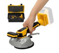 Outil de vibration de carrelage pour batterie Dewalt 20 V | Ventouse de 13 cm | Adsorption de 50 kg | 8 vitesses réglables | Convient pour carrelage de 20,3 à 119,4 cm | avec affichage numérique pour