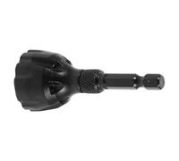 Outil D'ébavurage Chanfreinage Portable, Acier, 1/4 Hexagonal | Base 29mm, Maniement Précis des Arêtes Externes, pour Vis et Boulons, Noir