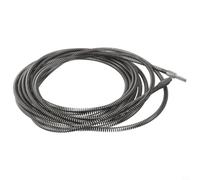 Outil Déboucheur 5m pour Évier et Douche | Acier au manganèse, compatible pour perceuse, évite remplacement tuyaux, usage professionnel(8 meters)
