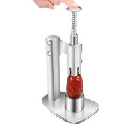 Outil dénoyauteur d'olive, dénoyauteur de prunes cerises en acier inoxydable 18,5 x 9,4 x 6,8 cm, outil manuel pour la cuisson, le camping, le pique-nique, l'extérieur, prune, confiture de cuisine