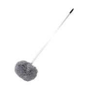 Outil D'époussetage de Plafond, Longueur de 55,1 Pouces, Rotation à 360 Degrés, Plumeau Rond Multifonctionnel Lavable pour Plafonds Hauts, Kit de Rallonge Télescopique, Brosse de