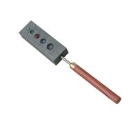 Outil d'expansion de Moule et de Trou de Graphite pour Le façonneur de Verre, avec poignée en Bois de Rose et Manchon en cuivre, idéal pour Les Applications de souffleur de Verre et de Travail de la